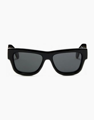 Palm Angels Mens Magnolia Cat Eye Sunglasses - Black/Grey - Size: ONE size