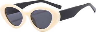 Generic Mens And Womens Outdoor Commuter Sunglasses Driving Vacation Sports Sun Glasses(Beige)