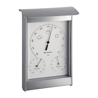 OEM Estaci&oacute;n Meteorol&oacute;gica H215xw145xd70mm Plata / Aluminio Blanco / Pl&aacute;stico Para Interior / Exterior