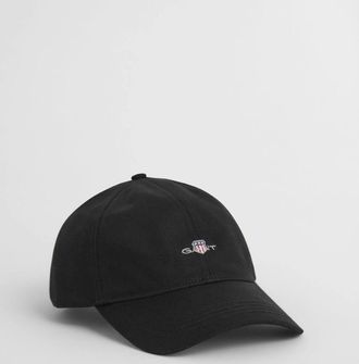 GANT Mens GANT Mens Shield Cotton Twill Cap - 5 Black - Size: ONE size