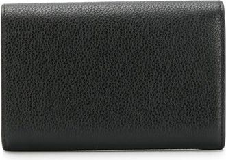 Mulberry Calf Leather Continental Wallet - Black