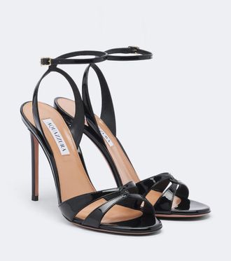 Aquazzura You and I patent leather sandals