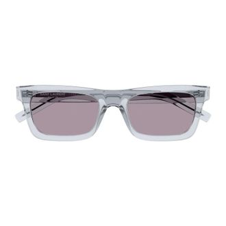 Saint Laurent SL461BETTY013 Rectangular Acetate Sunglasses - Black
