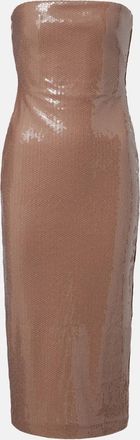 Alex Perry Abito midi con paillettes