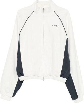Rhude Training Jassen - Heren - Trainingsjackets - Wit - S - Fitness