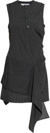 Iro Klea Jurk - Dames - Korte kleedjes - Grijs - S - Wol - Kleedjes