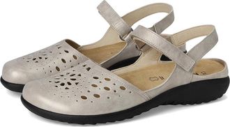 Naot Arataki Womens Shoes Quartz Metallic Leather : EU 42 (US Womens 11) M, Leather/Suede