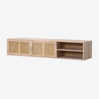 Sklum Sklum - Mobile tv da parete 150x35 cm in legno Ralik