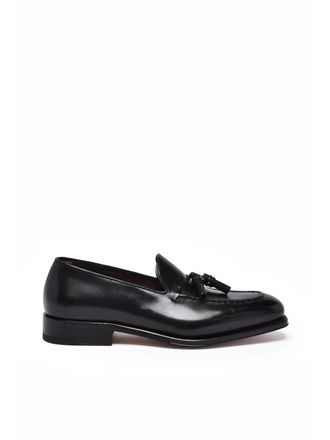 Ferragamo Black Leather Loafer
