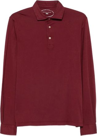 Fedeli Polo a maniche lunghe - Rosso