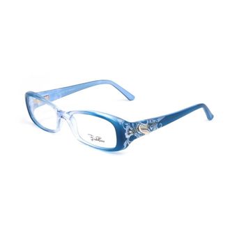 Pucci Glasses, female, Blue, Size: ONE SIZE Blue Gradient Plastic Frame Glasses