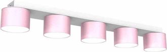 Milagro Lámpara de techo dixie rosa/blanco 5xGX53