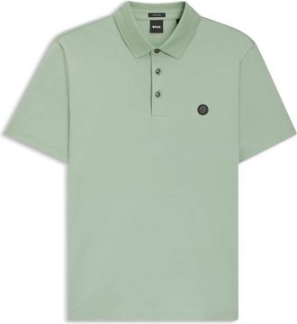 HUGO BOSS C-Parris Double B Monogram Polo Shirt, Size Large