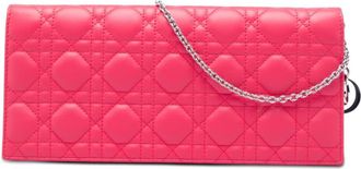 Dior Pre-owned Dior Lambskin Cannage Lady Dior Wallet On Chain Ladies TPZSVRT2PLTMPQJX