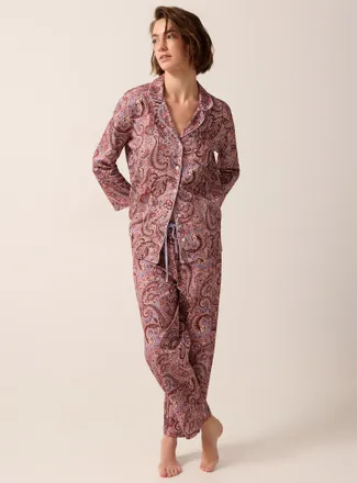 Miiyu Womens Comfortable trimmed pyjama set