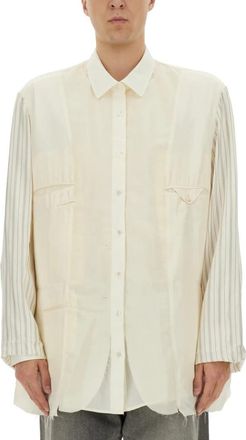 Maison Margiela Jacket - Heren - Casual Overhemden - Beige - S - Overhemden