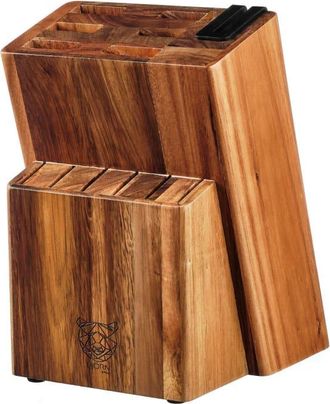 Bj&ouml;rn Borg Bloque de cuchillos con afilador integrado LOVIISA