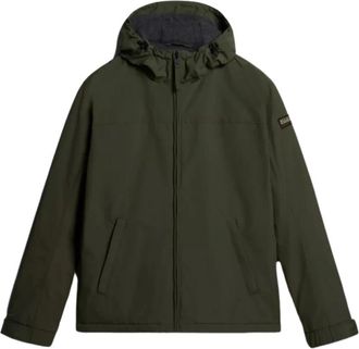 Napapijri Korte Shelter Winterjas Groen - Heren - Winterjassen - Groen - XL - Polyester - Jassen