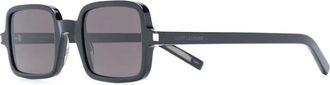 Saint Laurent Zonnebril - unisex - Accessoires - Zwart - Maat: 48 MM