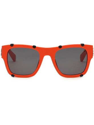 Philipp Plein Eyewear Occhiali da sole Icon squadrati - Arancione