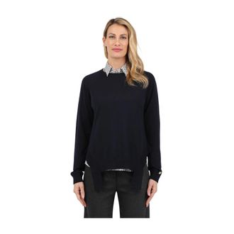 Meimeij Mujer, Jerseys, Negro, Talla: S