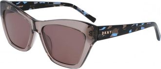 DKNY Womens DK535S-270 DK535S 55 270 Sunglasses - Brown - One Size