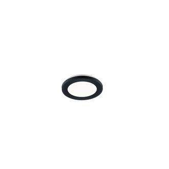 Reality Camillus Plaf&oacute;n Redondo Led Regulable Negro Ip44 &Oslash;17 Cm Trio Lighting