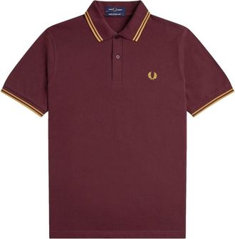 Fred Perry M12 Polo - Heren - Polos - Rood - 4XS - Katoen - Tops