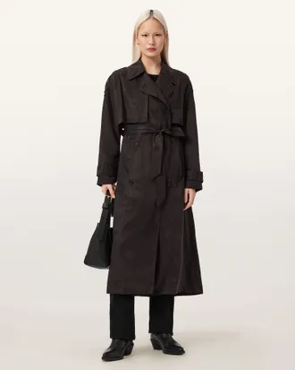 AllSaints Linnie Lightweight Trench Coat