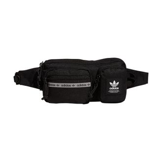 adidas Originals Unisex-Adult Originals Rectangle Crossbody Bag, Black/White, One Size