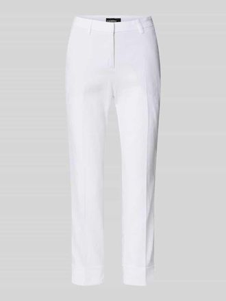 Cambio Cambio Leinenhose mit Baumwoll-Anteil in Weiss, Gr&ouml;&szlig;e 32