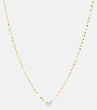 Stone and Strand 10kt gold necklace with diamond