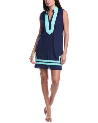 Sail to Sable Sail To Sable Linen-Blend Classic Tunic