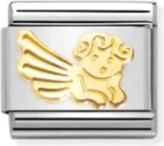 Nomination Religious Composable Classic Links In Angel With Wings