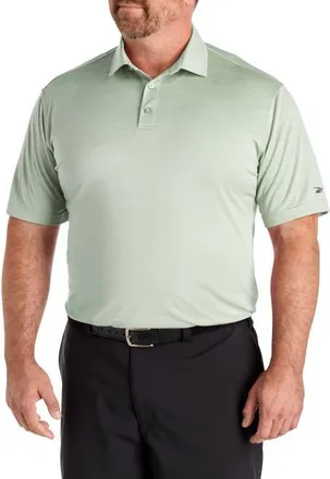 Reebok Big & Tall Performance Heather Polo Shirt in Dew at Nordstrom, Size Xxx-Large
