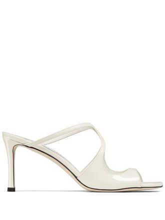 Jimmy Choo London Mules Anise 75mm - Bianco