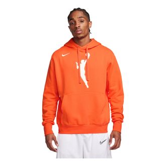 Nike Fleece Pullover Hoodie Brilliant Orange DR9596-820
