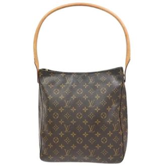 Louis Vuitton Pre-owned Shoulder Bags, female, Brown, Size: ONE SIZE Pre-owned Vintage Canvas Shoulder Bag