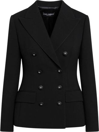 Dolce & Gabbana Jassen, Dames, Zwart, L, Giacca