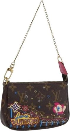 Louis Vuitton Pre-owned Mini Bags, female, Brown, Size: ONE SIZE Pre-owned Canvas Mini Bag