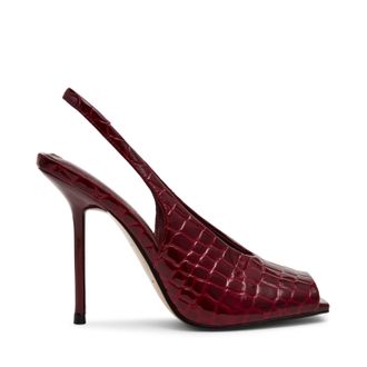 Steve Madden Lucian Sandal WINE CROCO