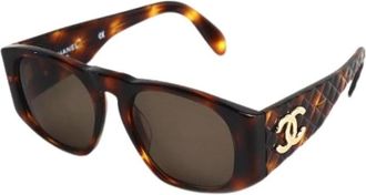 Chanel Pre-owned Accessories, female, Black, Size: ONE SIZE Pre-owned Sunglasses