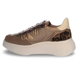 Wonders Womens Trend Sporty-Chic Sneaker In Taupe