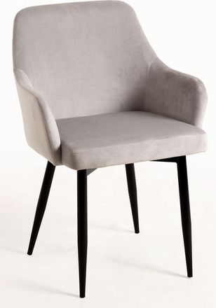 Regalos Miguel Regalos Miguel - Packs Sillas Comedor - Pack 2 Sillas Puan Terciopelo - Gris