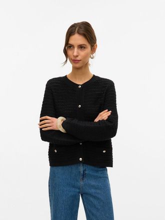 Vero Moda Vest met ronde hals en knoopsluiting