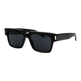 Saint Laurent Vadim Zonnebril - Heren - Accessoires - Zwart - Maat: 54 MM Nylon