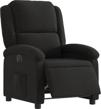 vidaXL Sill&oacute;n Reclinable El&eacute;ctrico De Tela Negro Vidaxl