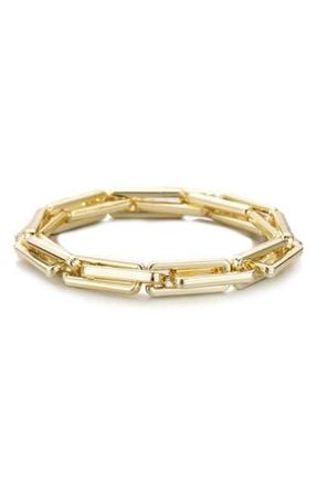 Adornia Rectangular Paperclip Bracelet in Gold at Nordstrom Rack