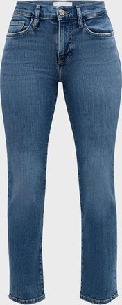 Frame Denim Le High Straight Ankle Jeans