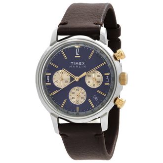 Timex Marlin Chronograph Quartz Blue Dial Mens Watch TW2W60400